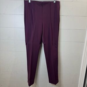 Chico's | Women's Purple Pull On Trouser Pants Size 8